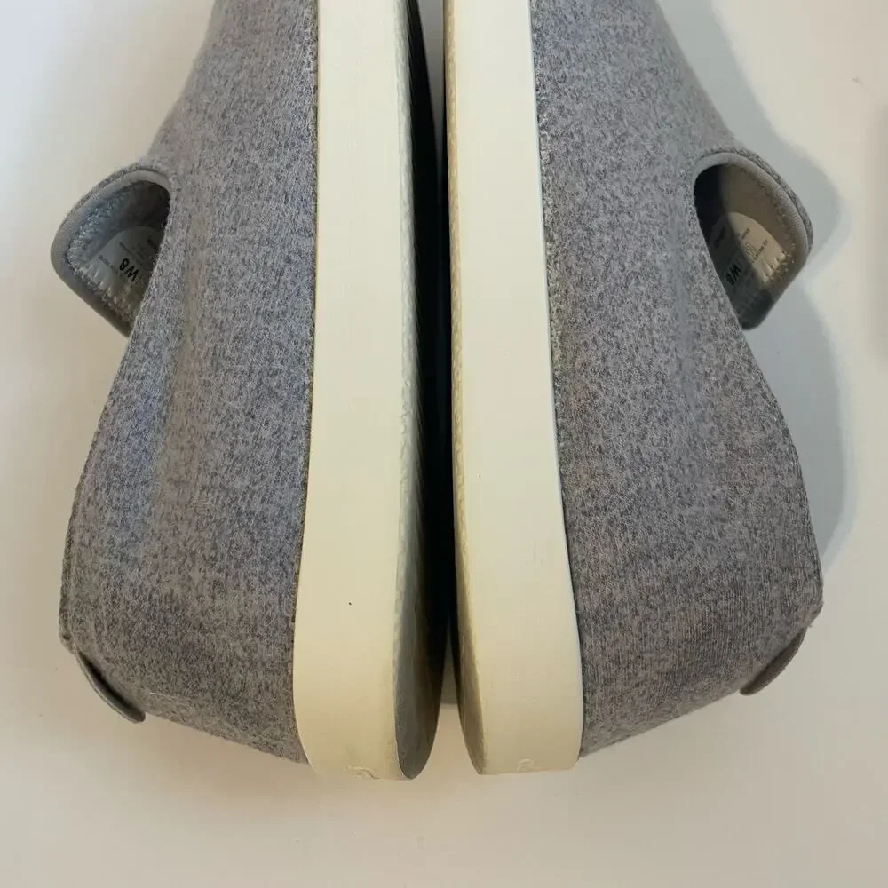 Allbirds Wool Lounger Classic Casual Slip On Loafers Women's 8 Light Blue Gray